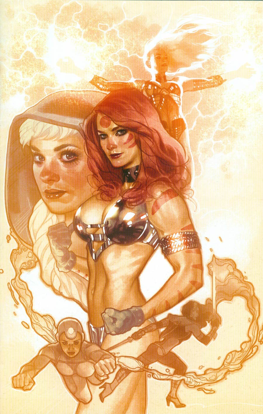 George Perezs Sirens #1 Cover G NYCC Exclusive Adam Hughes Virgin Variant Cover