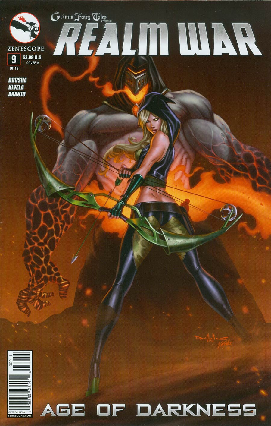 Grimm Fairy Tales Presents Realm War #9 Cover A Pasquale Qualano (Age Of Darkness Tie-In)