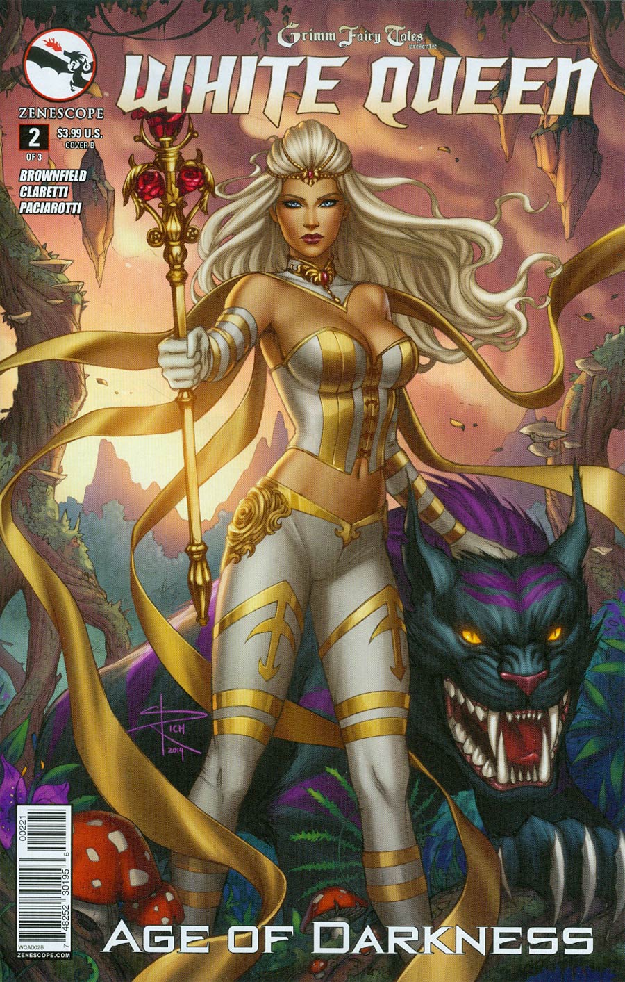 Grimm Fairy Tales Presents White Queen #2 Cover B Sabine Rich (Age Of Darkness Tie-In)