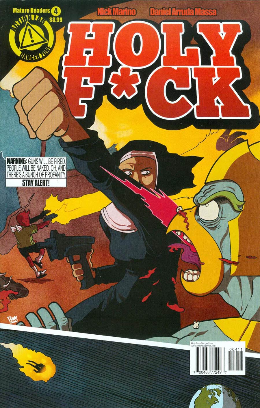 Holy F*ck #4 Cover A Regular Daniel Arruda Massa Cover