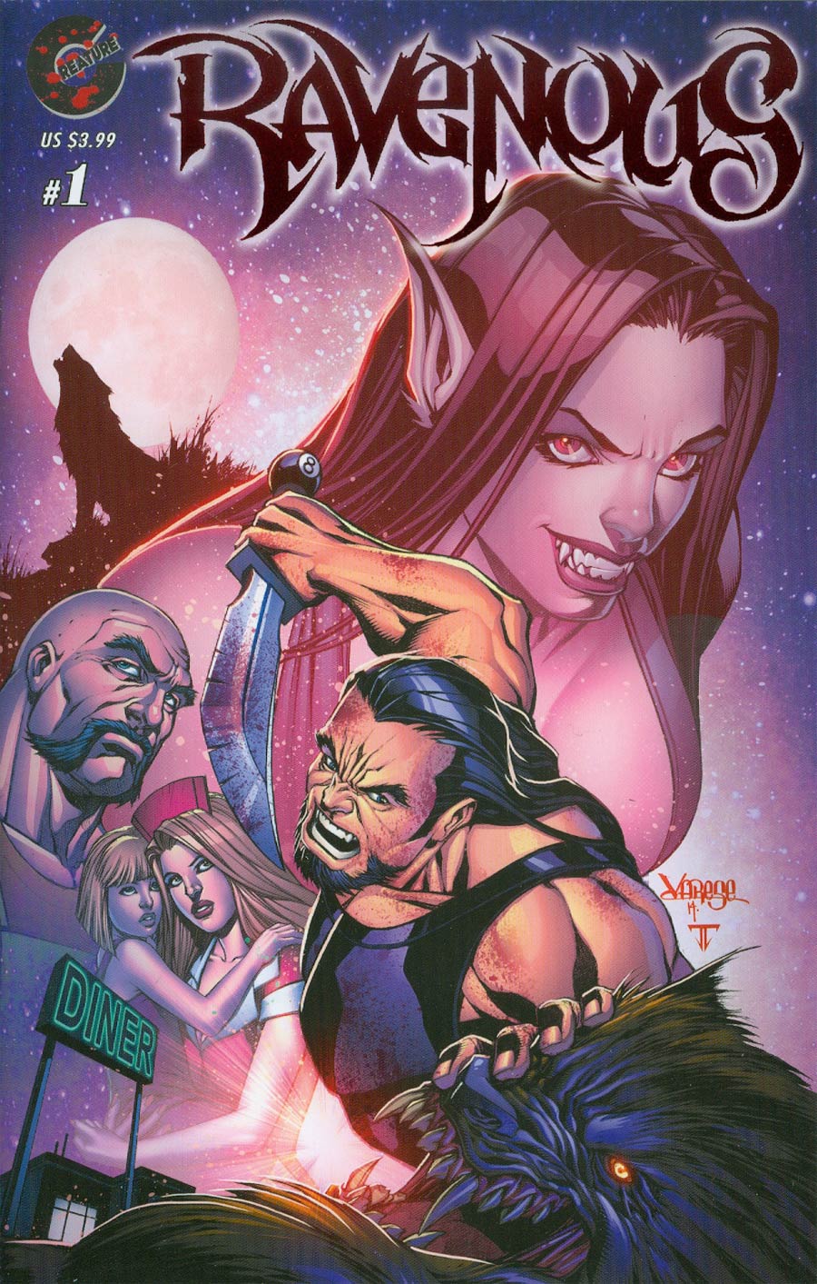 Ravenous #1 Cover A Regular Jose Varese Cover