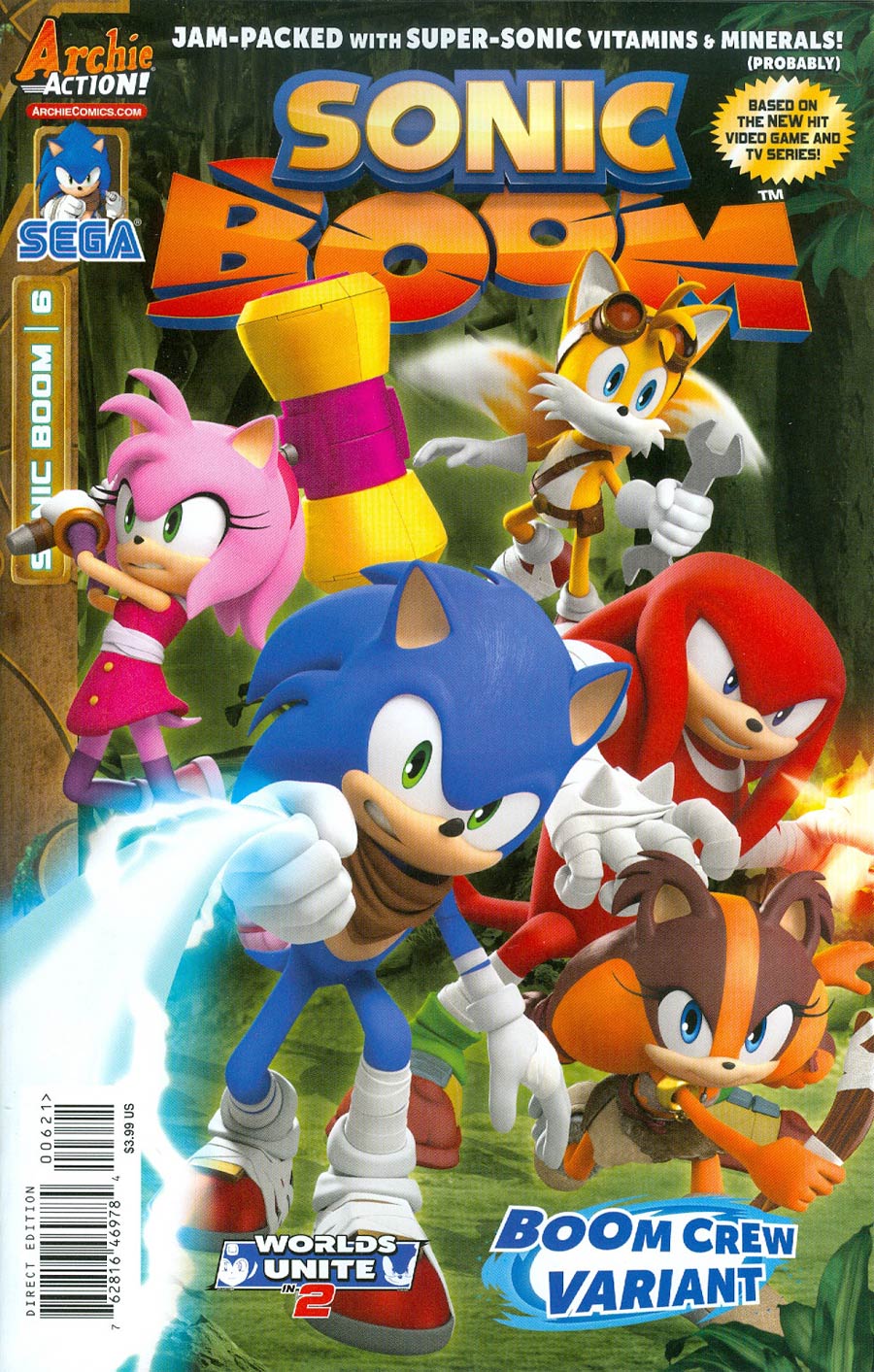 Sonic Boom #6 Cover B Variant Boom Crew Cover