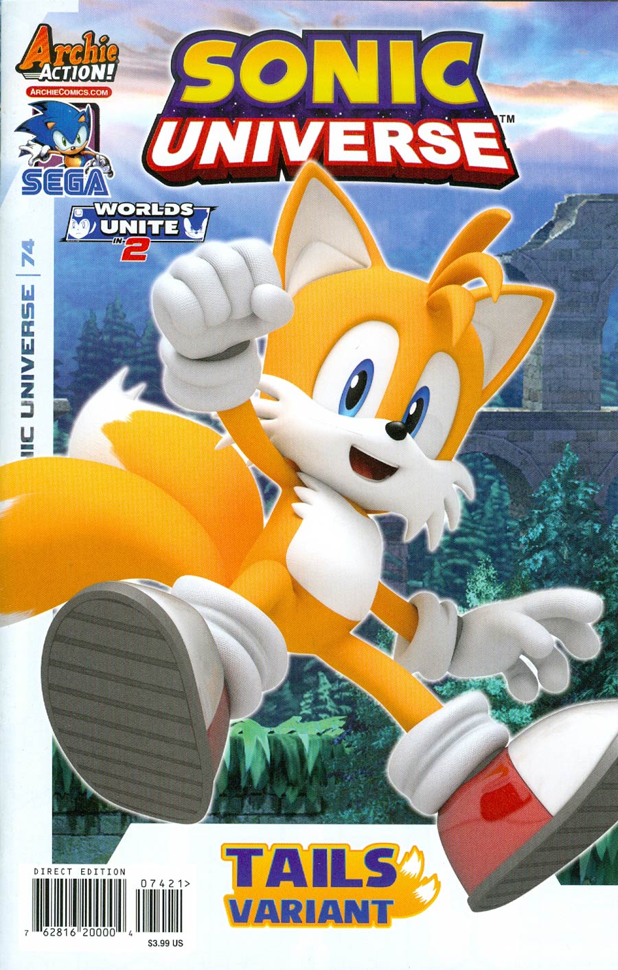 Sonic Universe #74 Cover B Variant Tails Cover