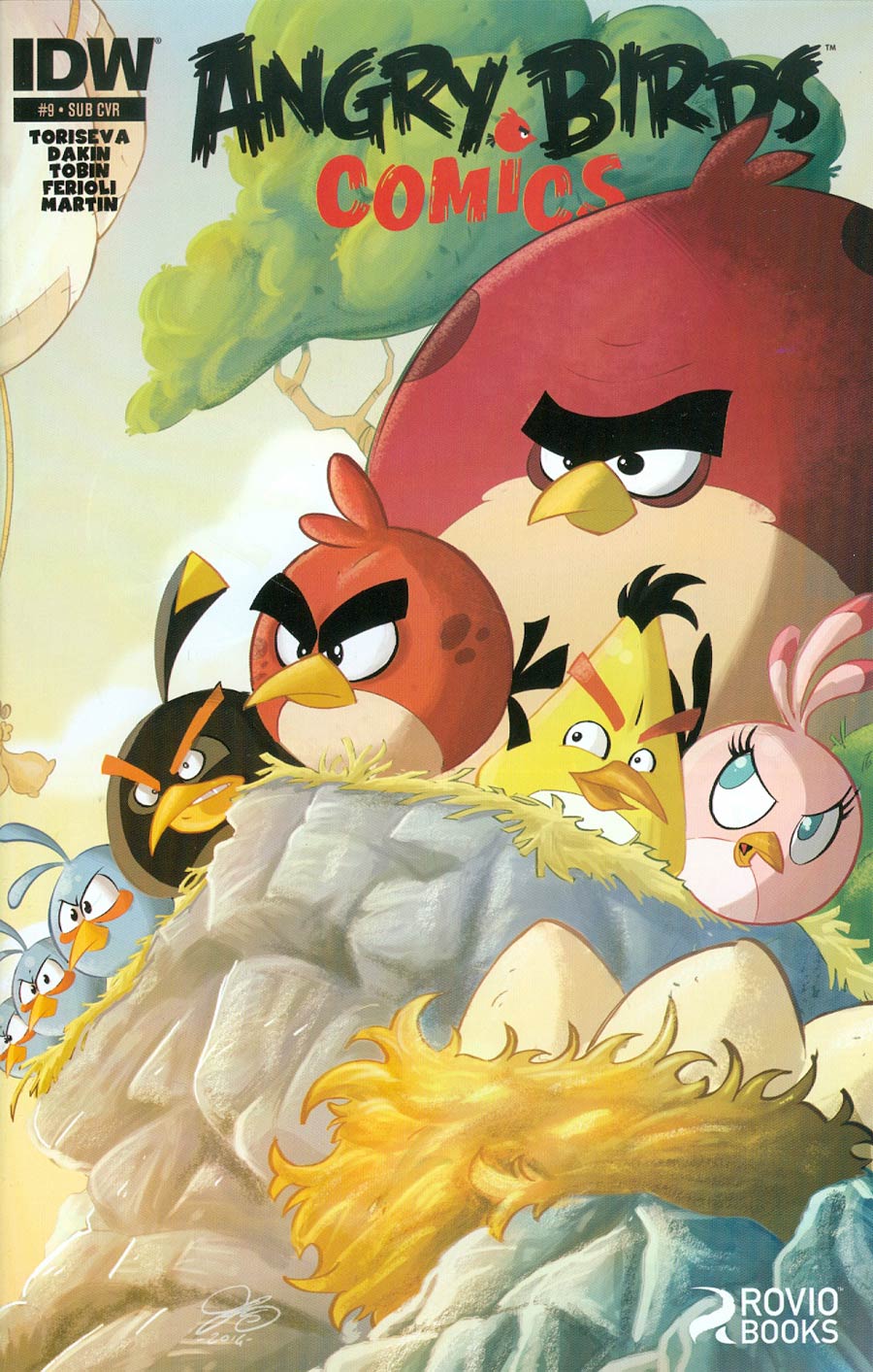 Angry Birds Comics #9 Cover B Variant Ciro Cangialosi Subscription Cover