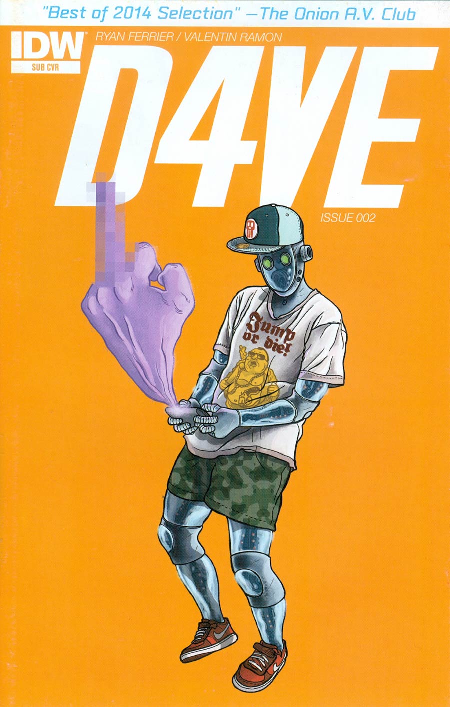 D4VE #2 Cover B Variant Valentin Ramon Subscription Cover