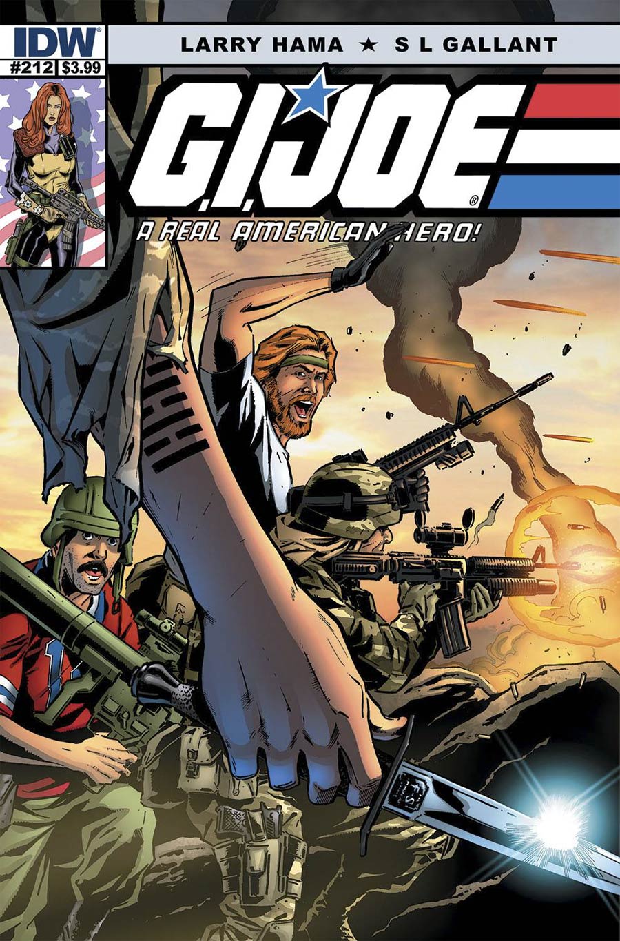 GI Joe A Real American Hero #212 Cover A 1st Ptg Regular SL Gallant Cover