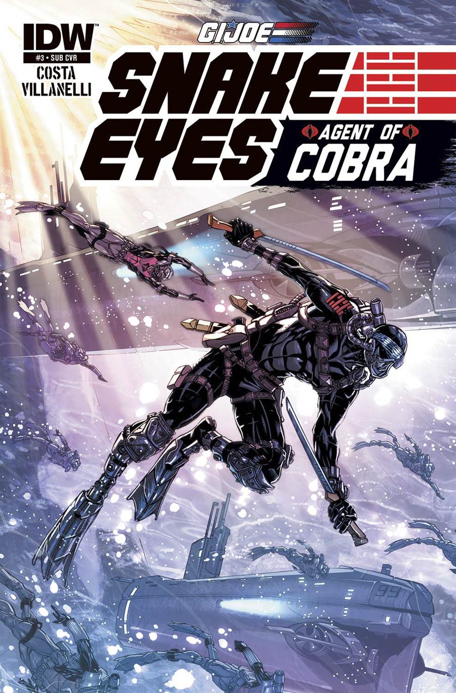GI Joe Snake Eyes Agent Of Cobra #3 Cover B Variant Drew Johnson Subscription Cover