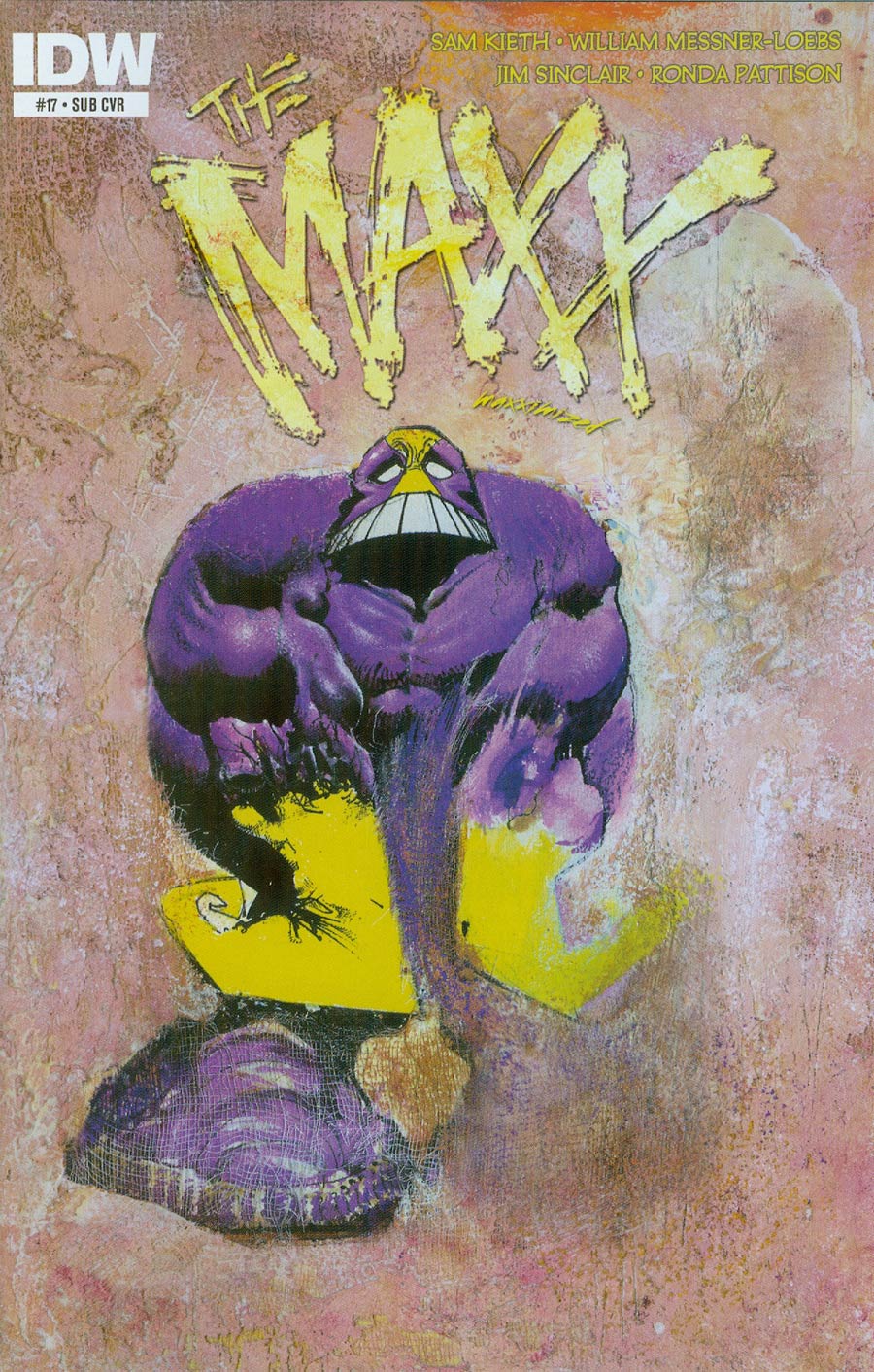 Maxx Maxximized #17 Cover B Variant Sam Kieth Subscription Cover