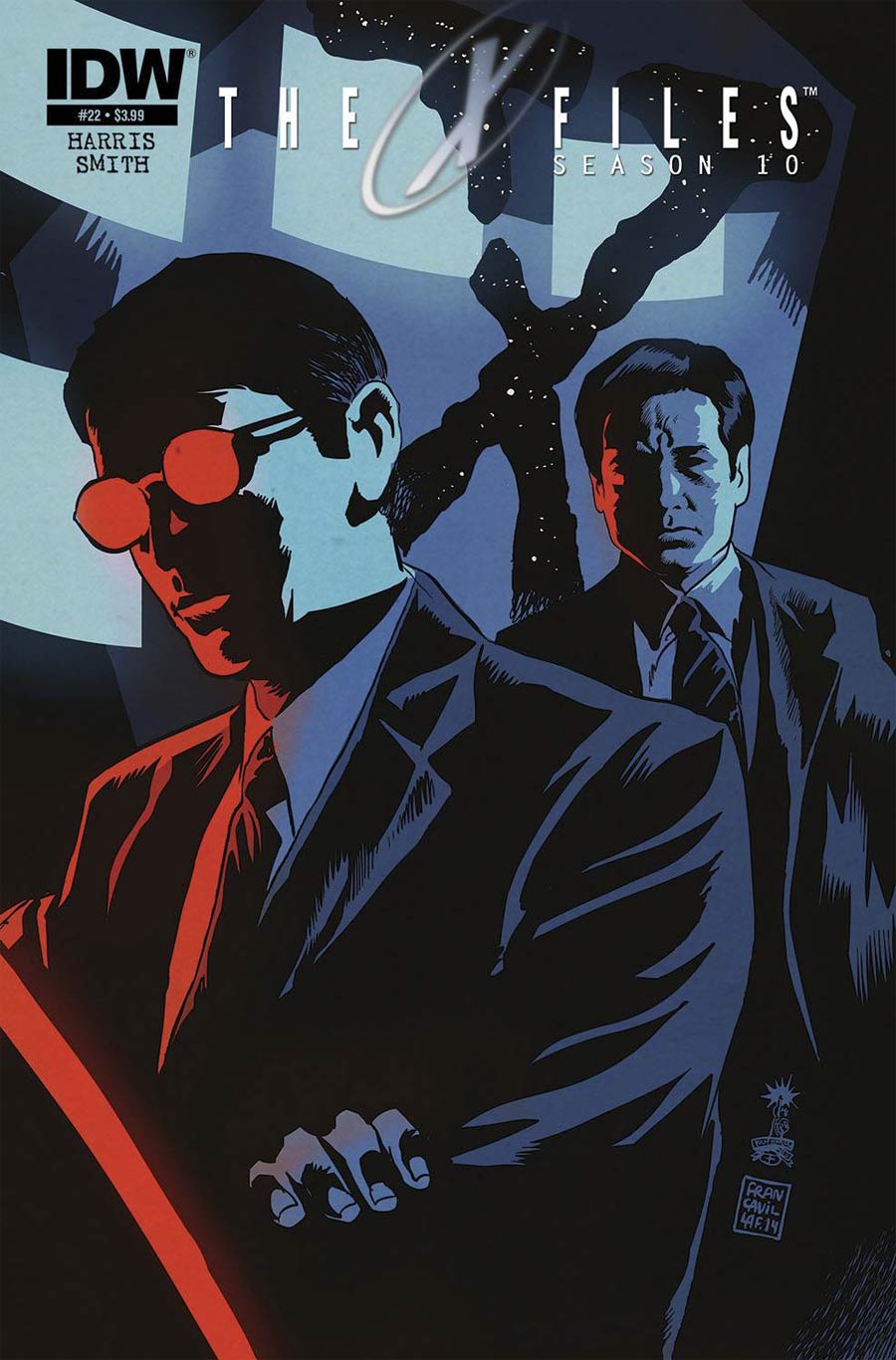 X-Files Season 10 #22 Cover A Regular Francesco Francavilla Cover