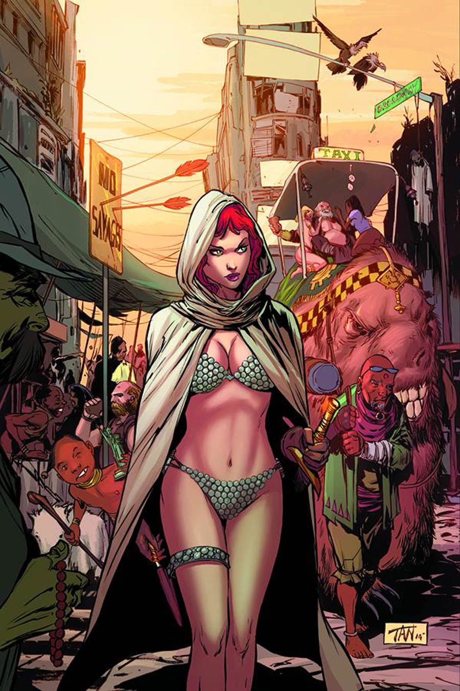 Altered States Red Sonja One Shot Cover C Rare Billy Tan Virgin Cover