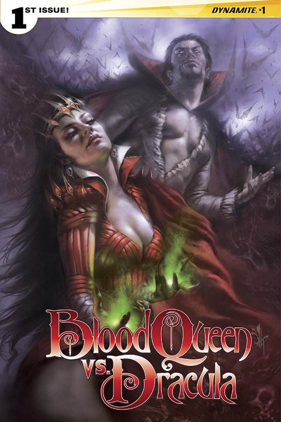 Blood Queen vs Dracula #1 Cover D Variant Lucio Parrillo Subscription Cover