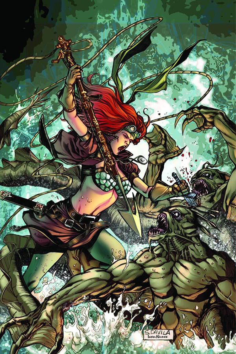 Legenderry Red Sonja #2 Cover C Rare Sergio Fernandez Davila Virgin Cover