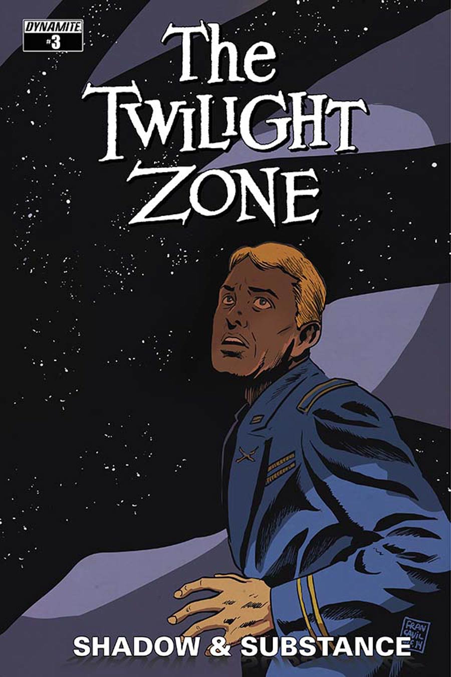 Twilight Zone Shadow & Substance #3 Cover B Variant Francesco Francavilla Cover