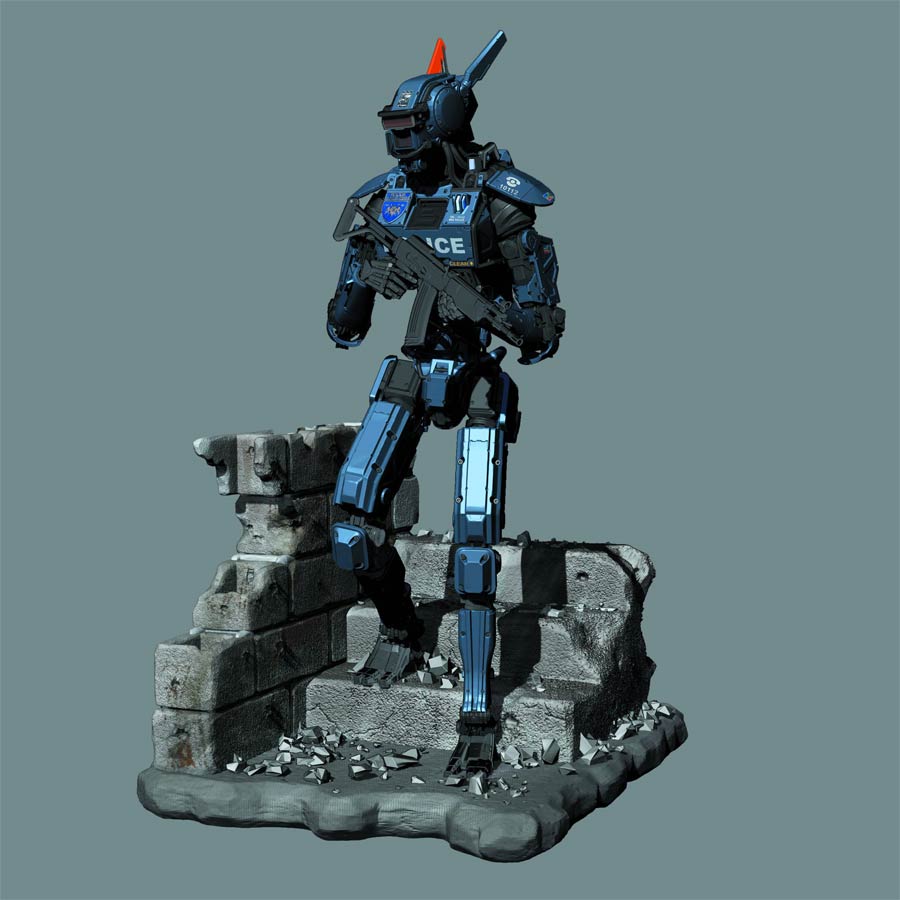 Chappie Scout 22 1/4 Scale Statue