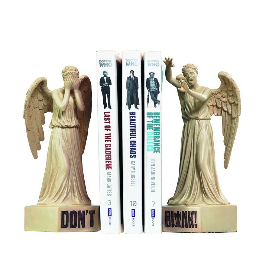 Doctor Who Weeping Angel Bookends