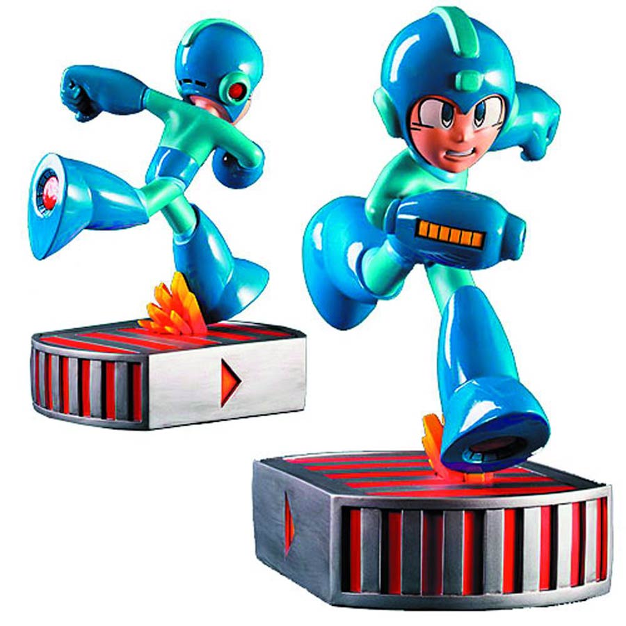 Mega Man Running Statue