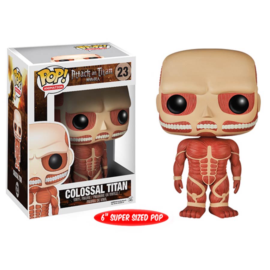 POP Animation 23 Attack On Titan Colossal Titan 6-Inch Vinyl Figure