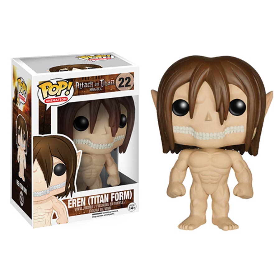 POP Animation 22 Attack On Titan Eren Jaeger Titan Form Vinyl Figure