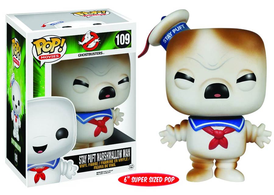 POP Movies 109 Ghostbusters Toasted Stay-Puft Marshmallow Man 6-Inch Vinyl Figure