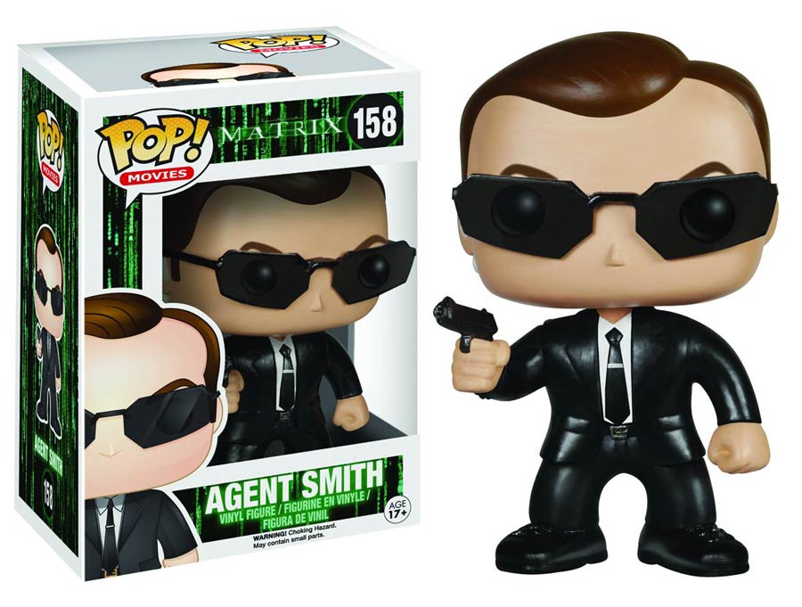POP Movies 158 The Matrix Agent Smith Vinyl Figure