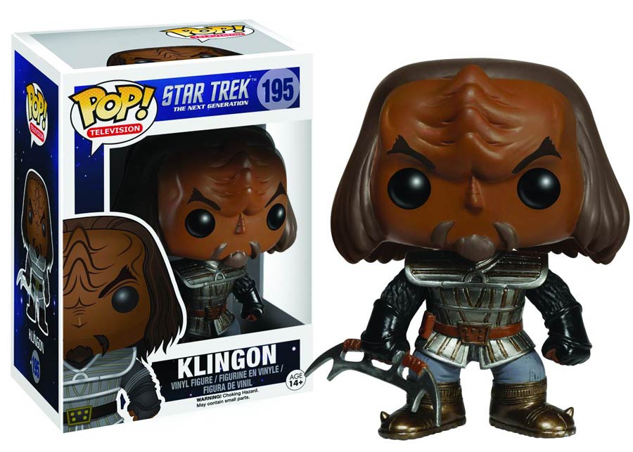 POP Television 195 Star Trek The Next Generation Klingon Vinyl Figure