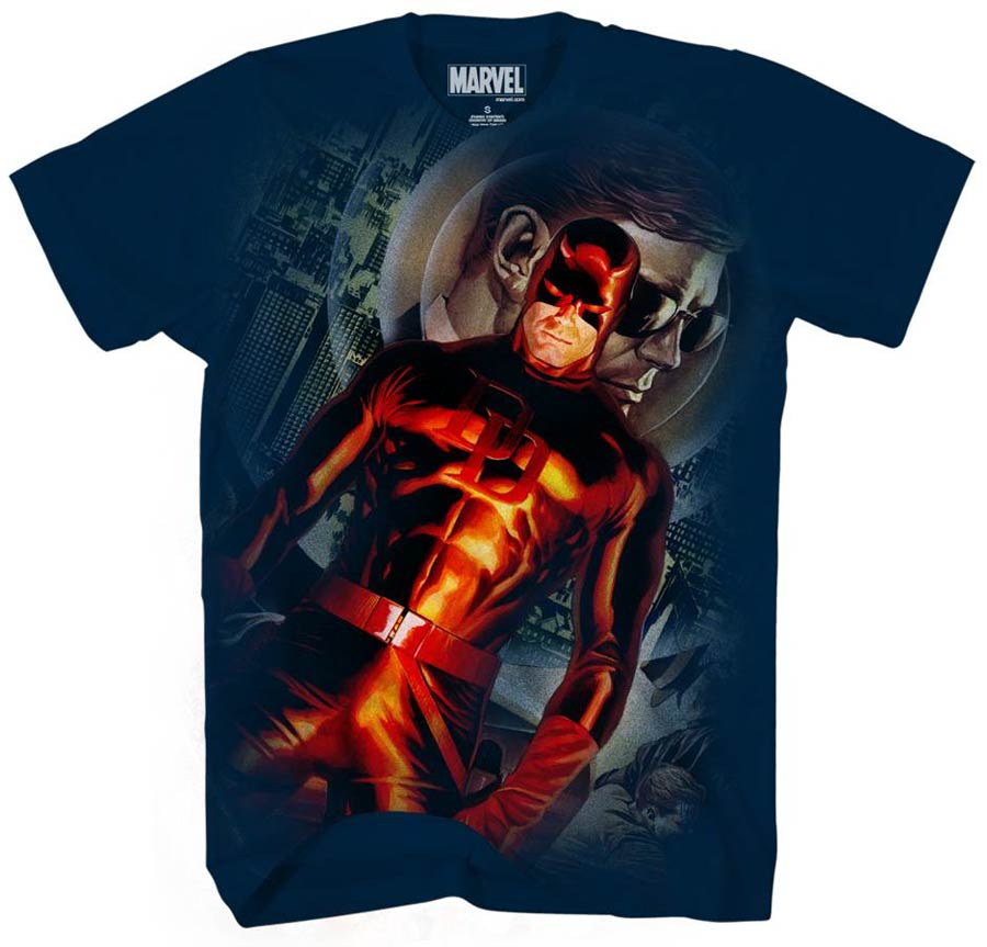 Daredevil Zee Devil Navy T-Shirt Large