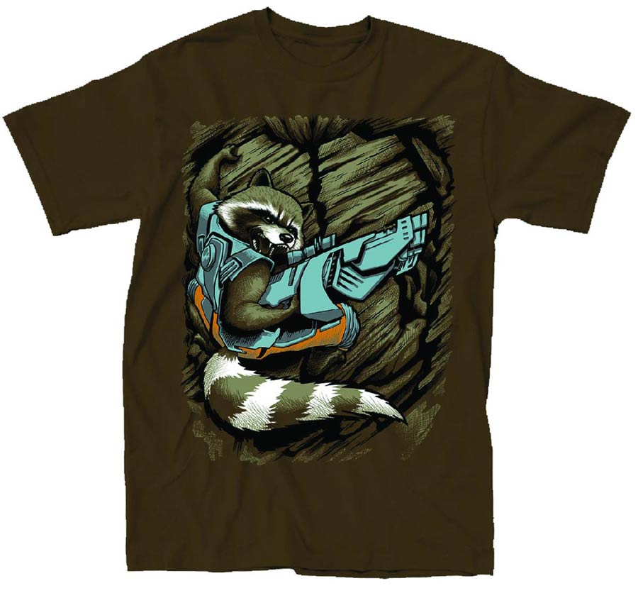 Guardians Of The Galaxy Hang On Rocket & Groot Previews Exclusive T-Shirt Large