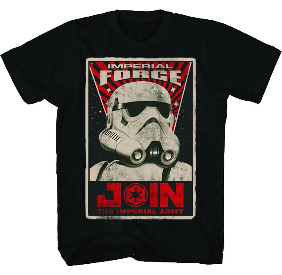 Star Wars Force Poster Previews Exclusive Black T-Shirt Large