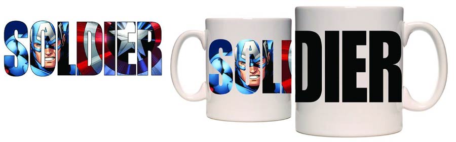 Marvel Heroes Heat Change Mug - Captain America Soldier
