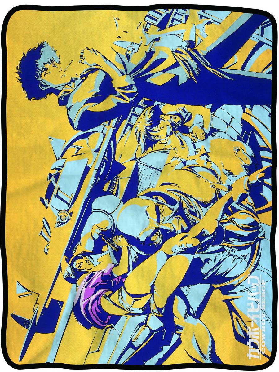 Cowboy Bebop Grump Fleece Blanket