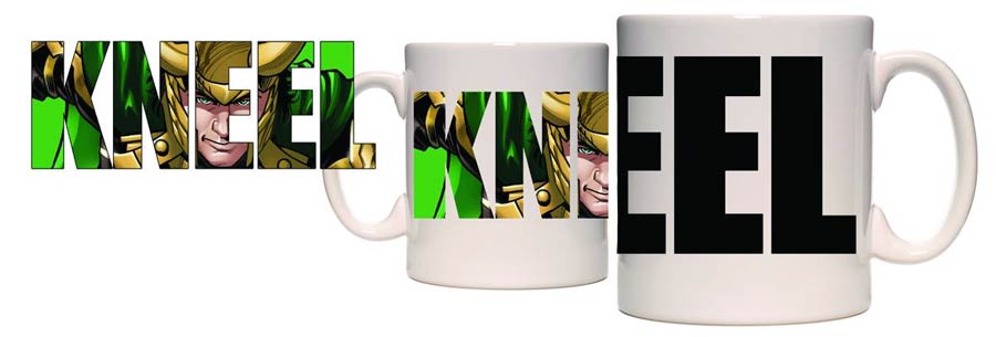 Marvel Heroes Heat Change Mug - Loki Kneel