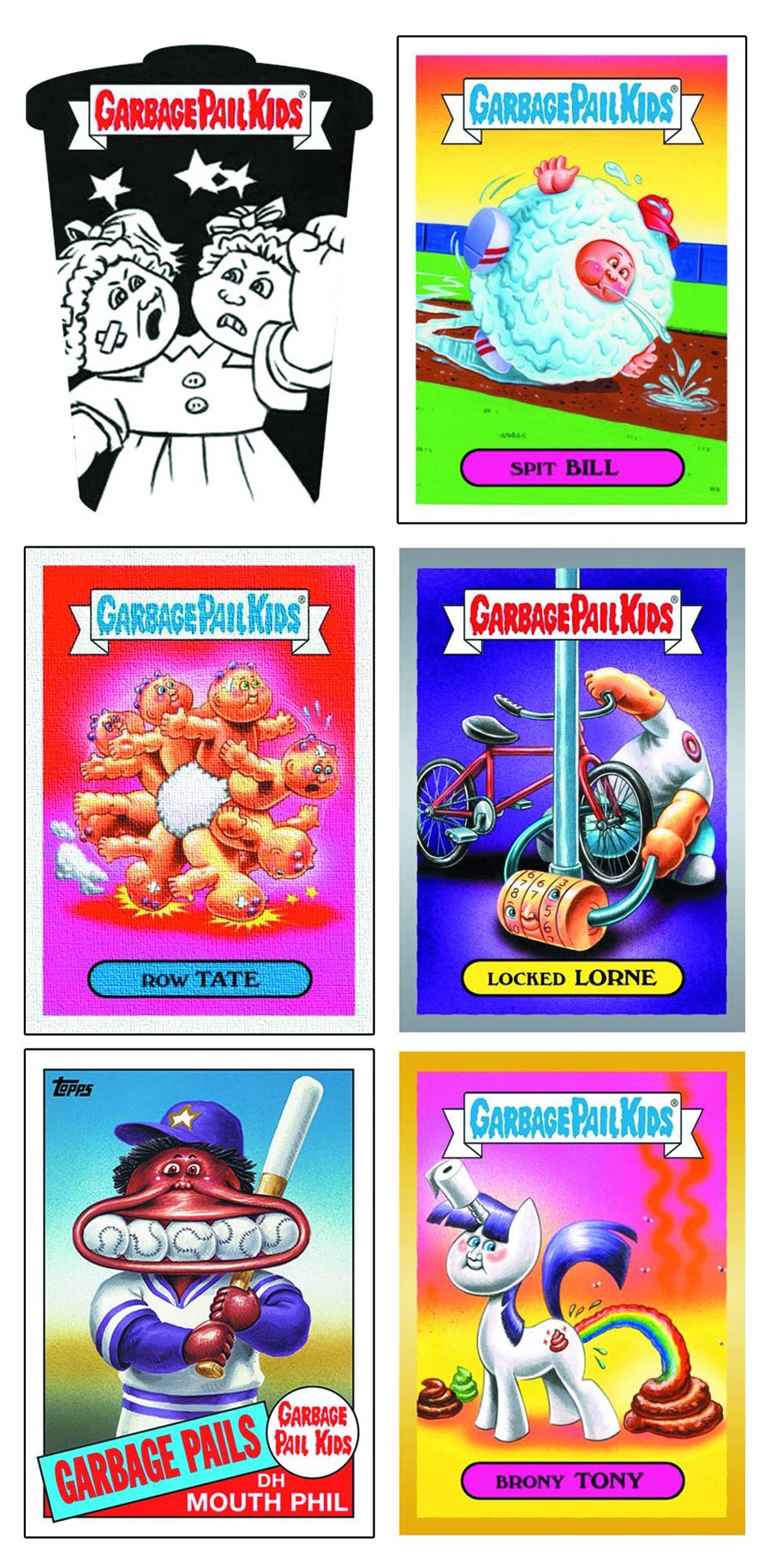 Topps 2015 Garbage Pail Kids Series 1 Collector Trading Cards Box