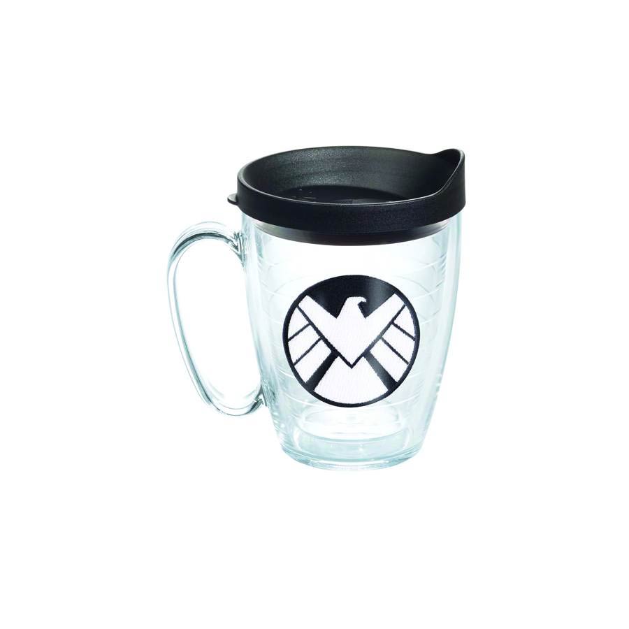 Marvels Agents Of S.H.I.E.L.D. Logo With Lid Previews Exclusive 15-Ounce Mug