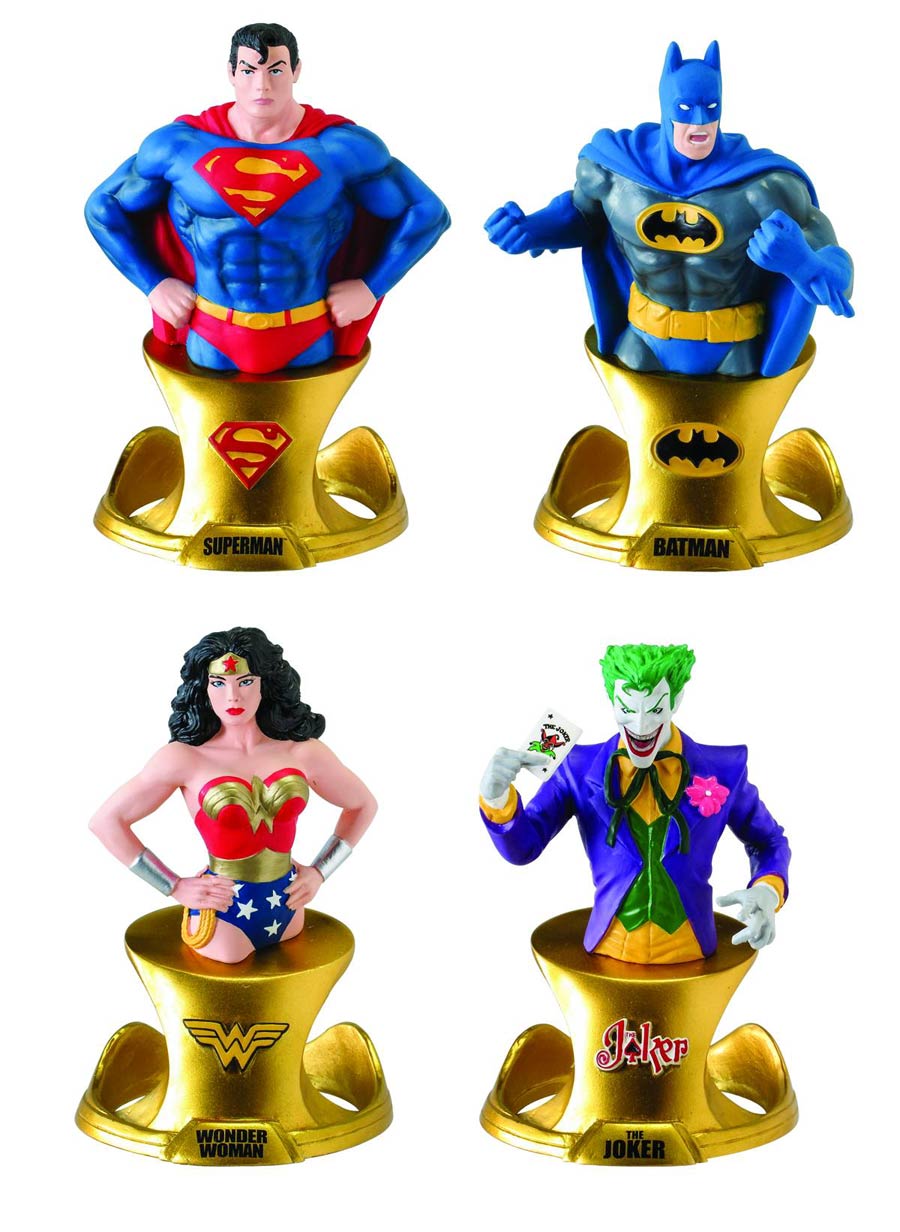 DC Heroes Resin Paperweight 4-Pack Gift Set