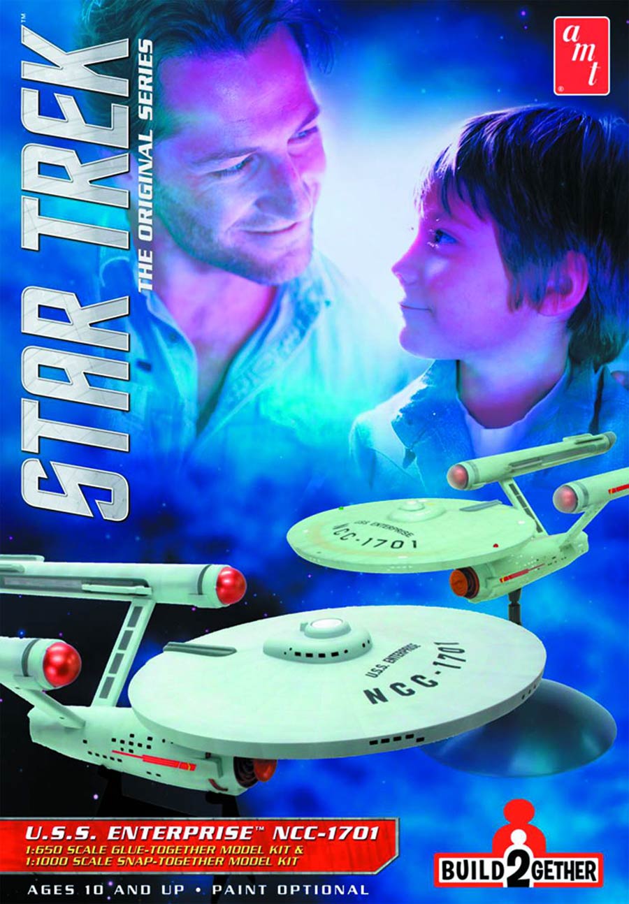 Star Trek Build2Gether USS Enterprise Model Kit Set