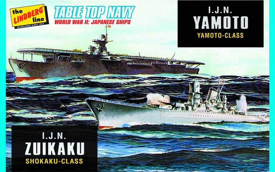 Tabletop Navy World War II Japanese Ship Model Kit 2-Pack Set