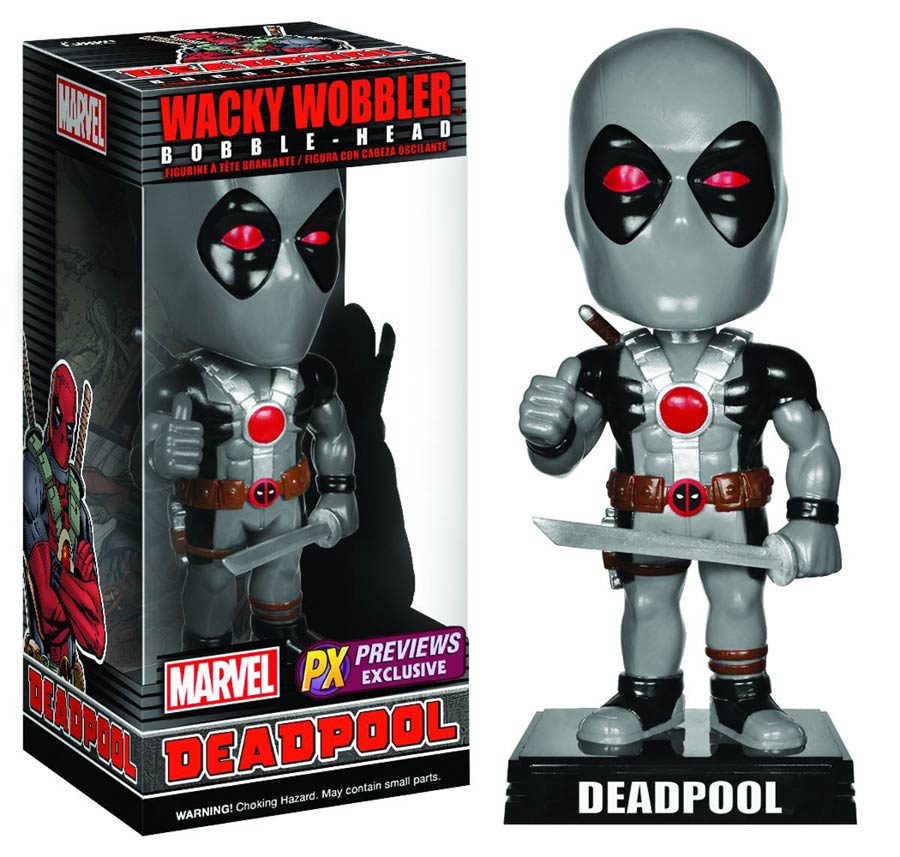 Marvel Heroes X-Force Deadpool Previews Exclusive Wacky Wobbler