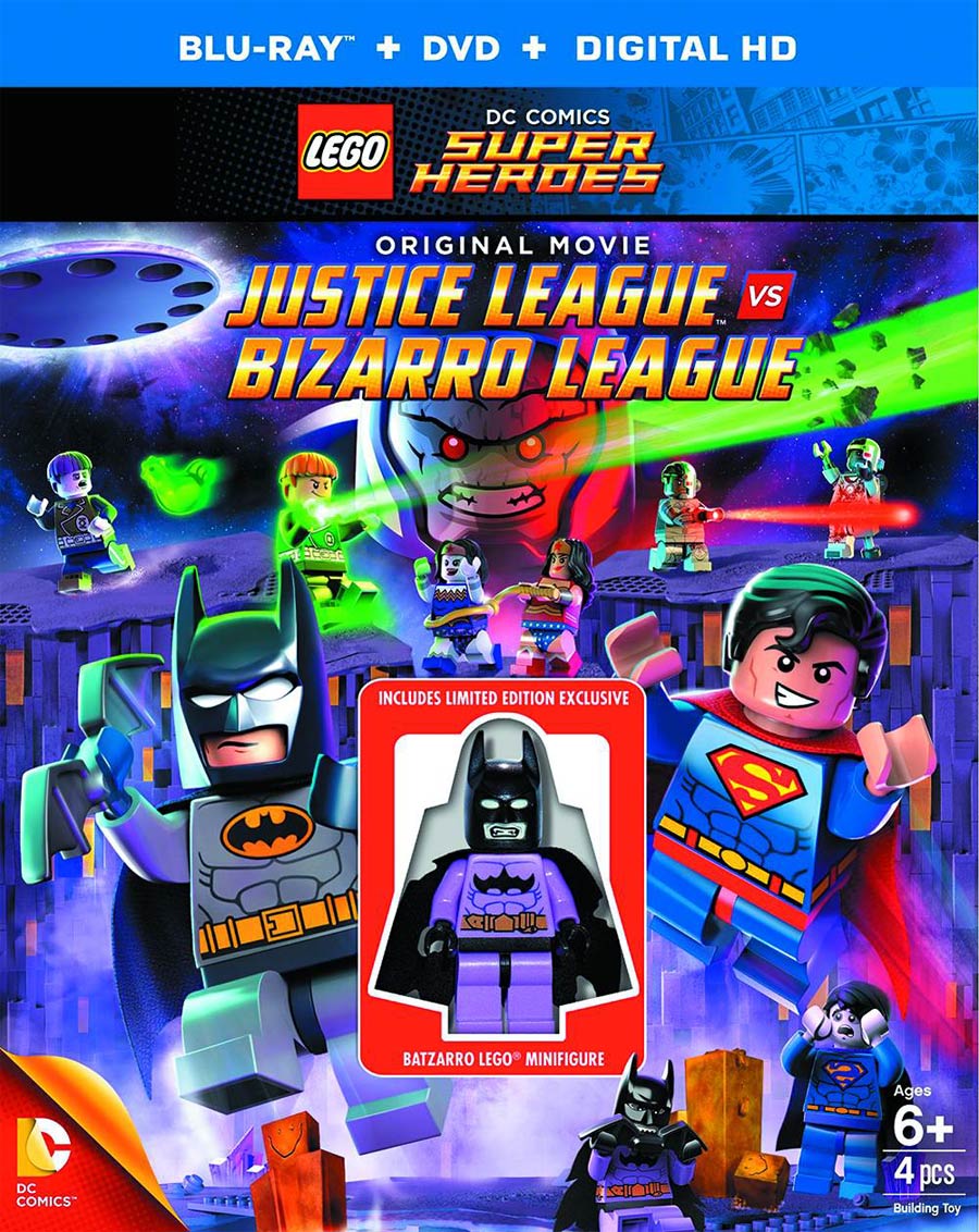 Lego Super Heroes Justice League vs Bizarro League DVD