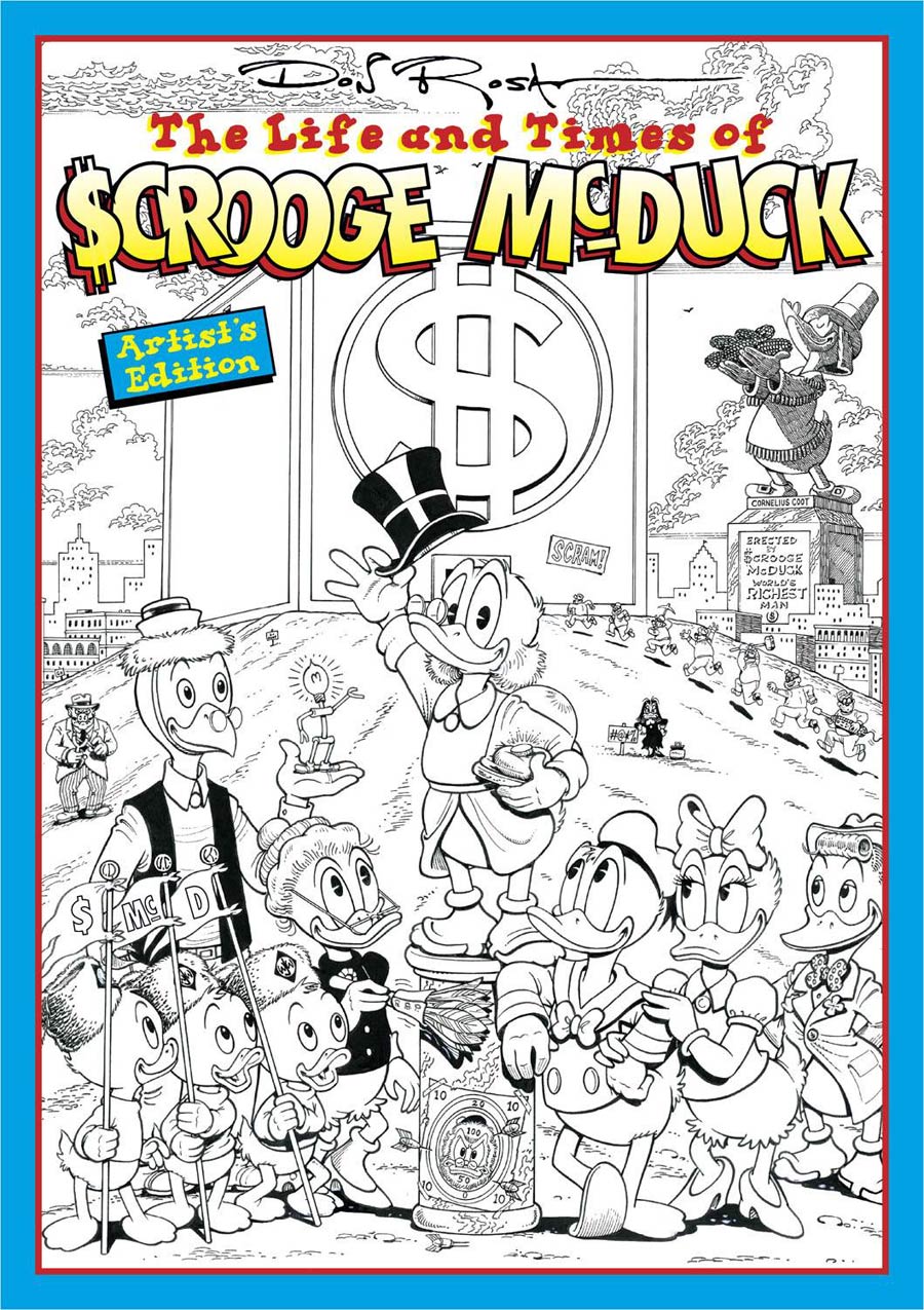 Don Rosas Life And Times Of Scrooge McDuck Vol 1 Artists Edition HC