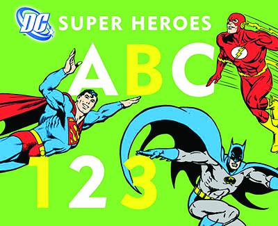 DC Super Heroes Board Book ABC 123 TP