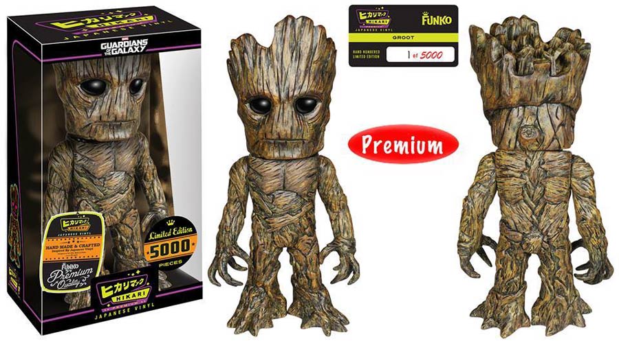 Hikari Guardians Of The Galaxy Groot Limited Edition Premium Sofubi Figure