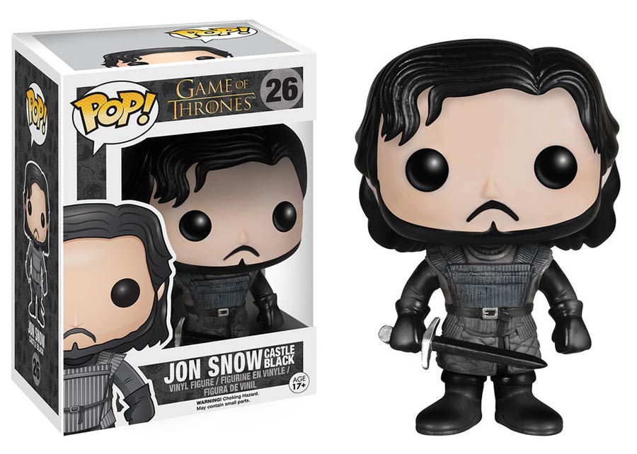POP Television Game Of Thrones 26 Jon Snow Castle Black Vinyl Figure
