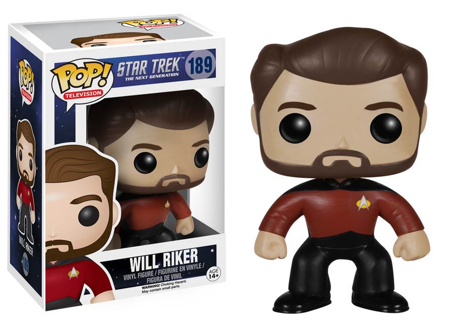 POP Television 189 Star Trek The Next Generation Will Riker Vinyl Figure