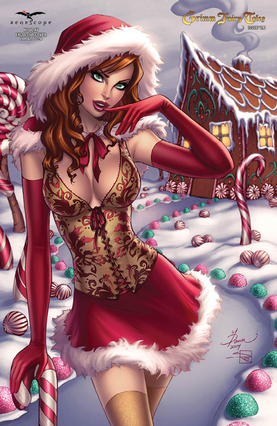 Grimm Fairy Tales #105 Cover D Holiday Exclusive Dawn McTeigue Variant Cover