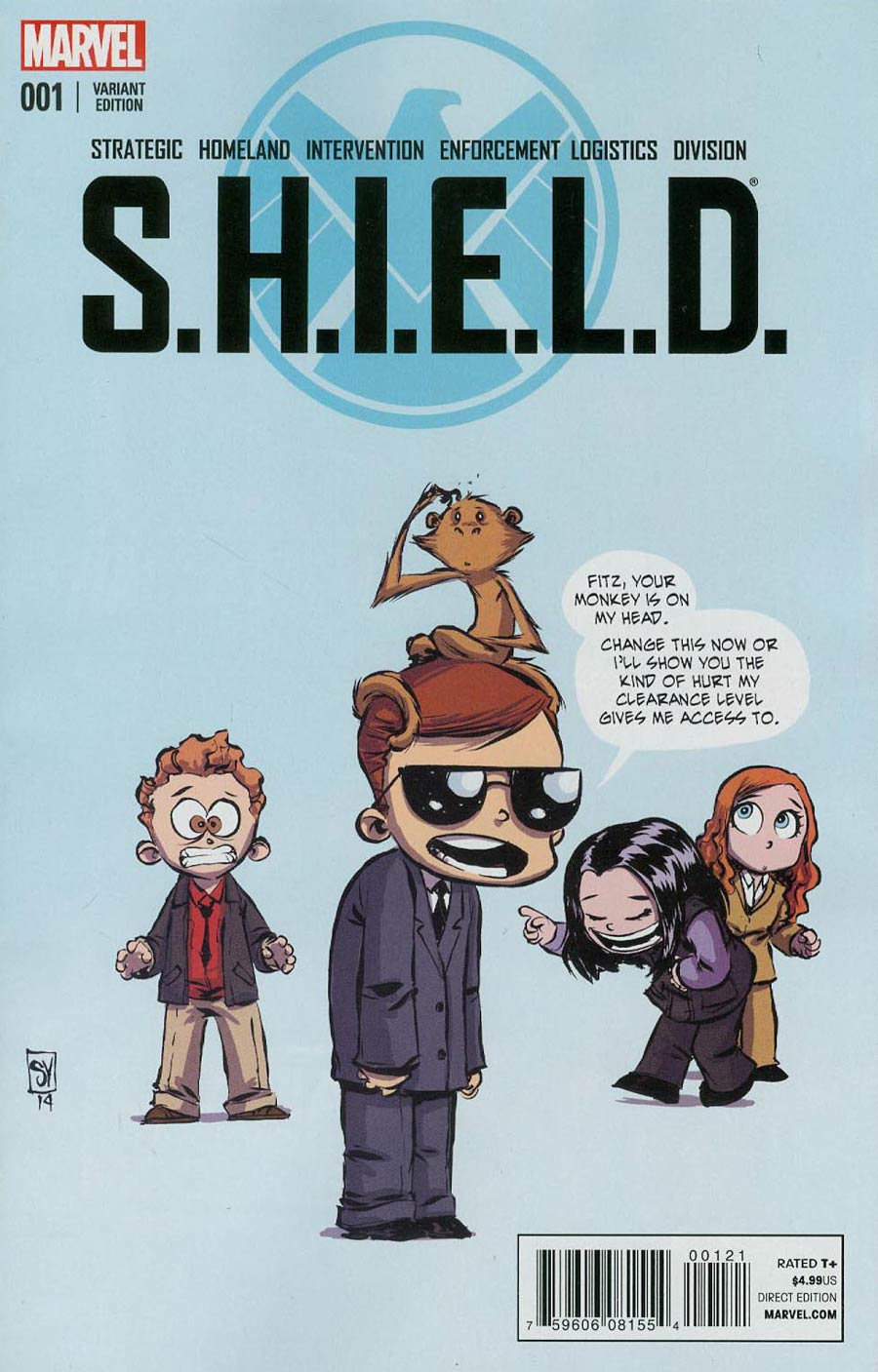 S.H.I.E.L.D. Vol 4 #1 Cover B Variant Skottie Young Baby Cover