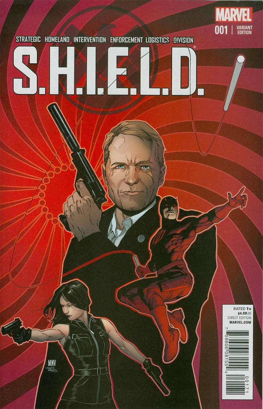 S.H.I.E.L.D. Vol 4 #1 Cover F Variant Steve McNiven Young Guns Cover