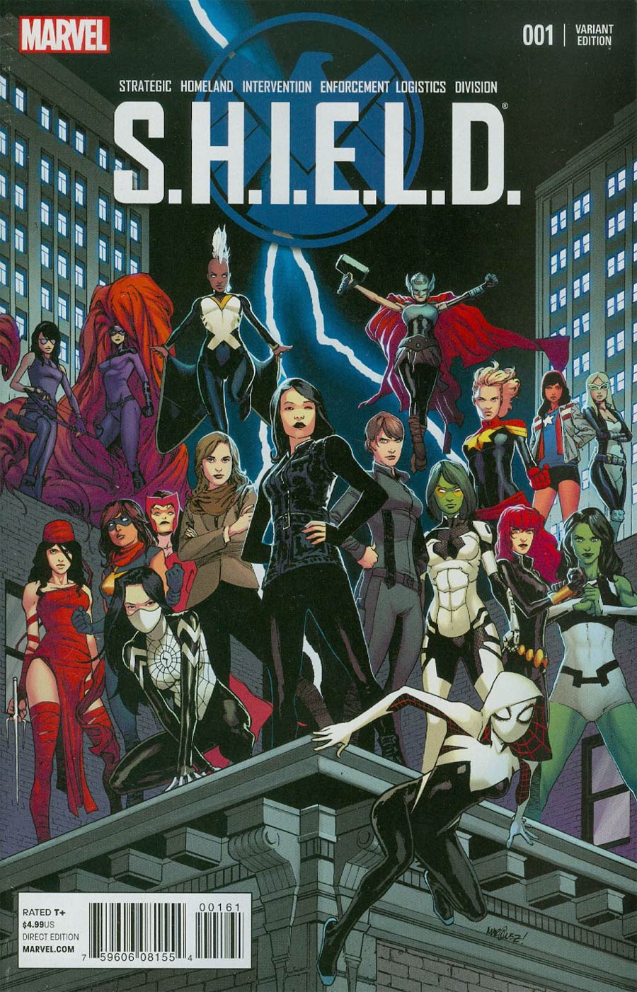 S.H.I.E.L.D. Vol 4 #1 Cover G Variant David Marquez Young Guns Cover