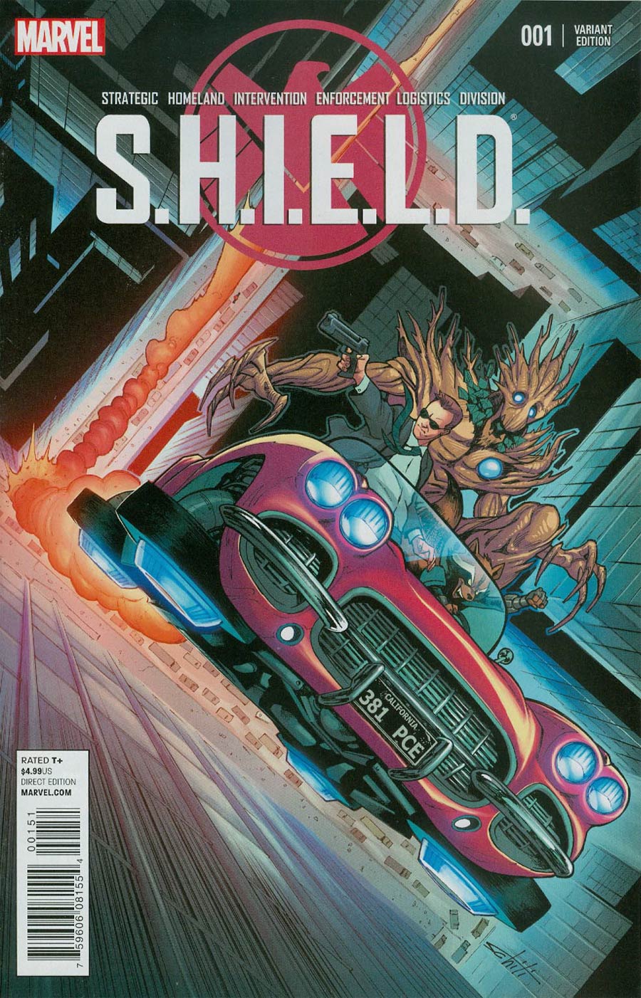 S.H.I.E.L.D. Vol 4 #1 Cover I Variant Valerio Schiti Young Guns Cover