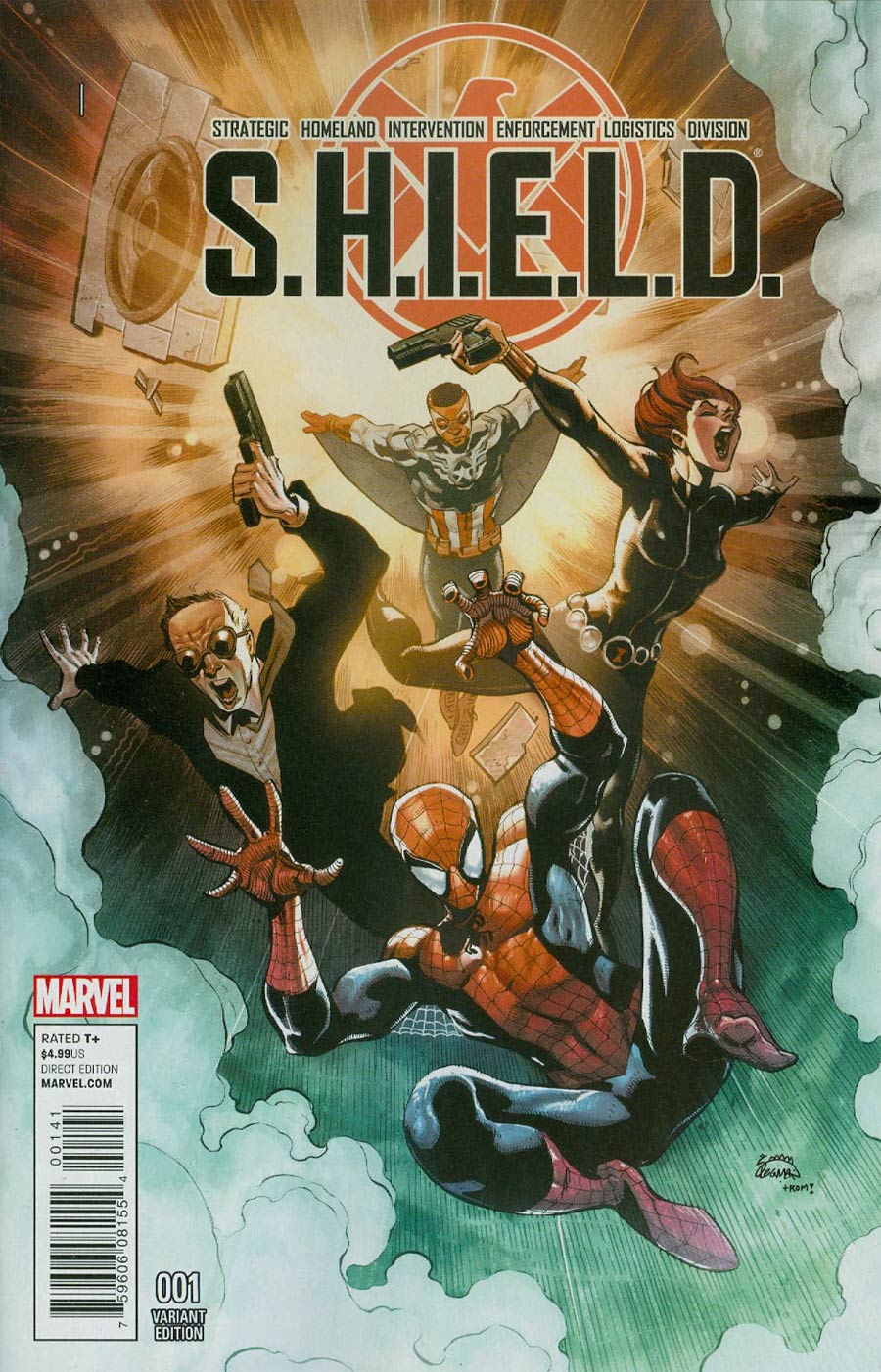 S.H.I.E.L.D. Vol 4 #1 Cover J Variant Ryan Stegman Young Guns Cover