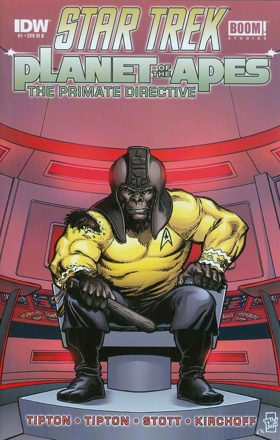 Star Trek Planet Of The Apes #1 Cover E Incentive Tone Rodriguez Variant Cover